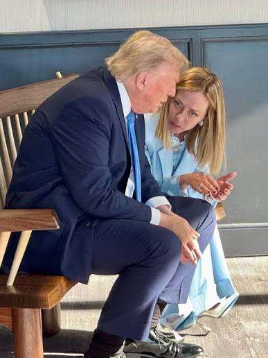 giorgia meloni donald trump